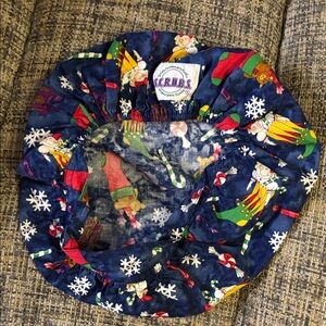 S.C.R.U.B.S. Holiday Print Surgical Scrub Cap - Navy
